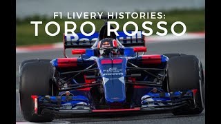 F1 Livery Histories TORO ROSSO [upl. by Brigitte472]