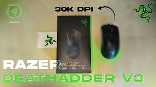 RAZER DEATHADDER V3  UNBOXING AND REVIEW [upl. by Naamann]