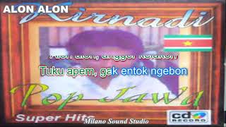 ALON ALON kirnadi Karaoke  Jawa Karaoke Javaans Karaoke [upl. by Bandler]