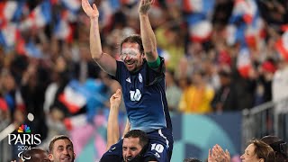 Penalties decide epic blind soccer gold medal match between France and Argentina  NBC Sports [upl. by Eelyek]