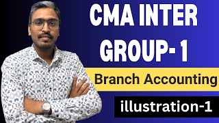 Q1 Branch Accounting CMA Inter Grp1 cmainter icmai [upl. by Fulton202]