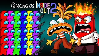 🔴LIVE🔴어몽어스  Among Us VS Inside Out 2 Characters  Among Us Animation [upl. by Idelle]