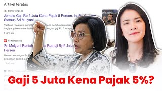 GAJI 5 JUTA WAJIB BAYAR PAJAK 5 GINI CARA HITUNGNYA [upl. by Yenrab]