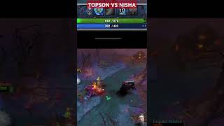 Crazy Topson vs Nisha LUL  dota2short shorts dota2 [upl. by Oatis]