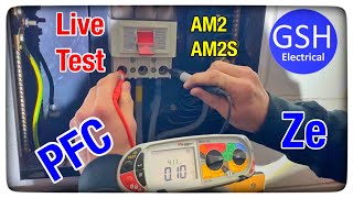 LIVE Testing on a 3 Phase DisBoard  External Earth Fault Loop Impedance Ze PEFC PSCC AM2 amp AM2S [upl. by Ikey670]