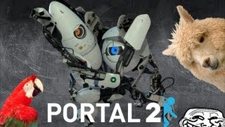 Momentos WTF Oo   Portal 2  Araras trolladas e ALPACA [upl. by Asira]