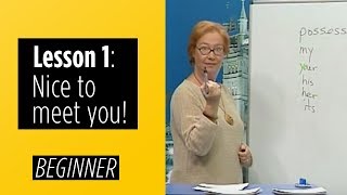 Beginner Levels  Lesson 1 Nice To Meet You [upl. by Towbin396]