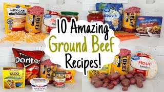 10 of the BEST Ground Beef Recipes  Tasty Quick amp Cheap Dinners Made EASY  Julia Pacheco [upl. by Dewie]