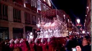 Virgen de la Amargura Zamarrilla por calle Larios 2015 [upl. by Nairam]