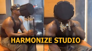 HARMONIZE HAPOI  AINGIA STUDIO TENA KUANDAA NYIMBO MPYA  TAZAMA HAPA VIBE LAKE [upl. by Nirek663]