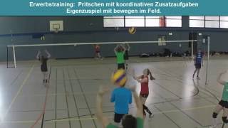 Erwerbstraining Pritschen mit koordinative Zusatzaufgaben [upl. by Eloise139]