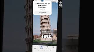 Evolution Of Pisa Tower In Italy 1780 The Lealing tower  2023 pisa tower pisatower italy [upl. by Alrats21]