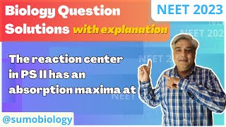 The reaction centre in PS II has an absorption maxima at 780 nm b 680 nm c 700 nm d 660 nm [upl. by Ddart103]
