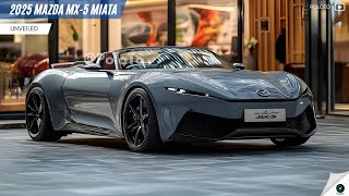 2025 Mazda MX5 Miata Unveiled  A great roadster that wont break the bank [upl. by Nohtahoj61]