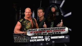 Story of Stone Cold vs The Undertaker  Fully Loaded 1999 [upl. by Akcir]