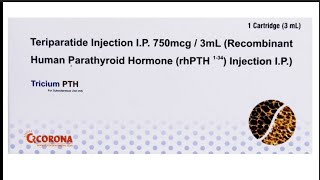 tricium pth injection uses in hindi  tricium pth uses amp full review  teriparatide injection uses [upl. by Ainafets]