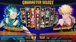 My Hero Ones Justice 2  All Characters  DLC Nomu Updated [upl. by Hedberg]