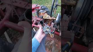 1968 Briggs amp Stratton 12HP Carburetor Repair Soldering a Cracked Brass Float briggsandstratton [upl. by Mccartan66]