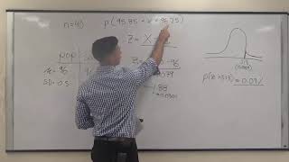 Sampling Distributions amp the Central Limit Theorem quotbetweenquot  BMCCCUNY MAT150MAT1505MAT209 [upl. by Sessilu]