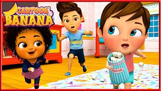 Johny Johny Oui maman  Comptine pour bébé  Chansons pour enfants  Banana Cartoon LE Français [upl. by Durware]