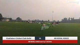 Live Cricket Match  Gladiators Cricket Club Delhi vs HR ROYAL KINGS  10Nov24 1224 PM 20  Ruhaa [upl. by Attalanta]