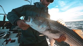 New Approaches for New England Striped Bass Fishing [upl. by Aicnom901]