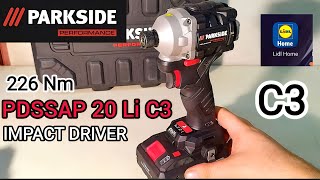 PARKSIDE PERFORMANCE PDSSAP 20 Li C3parkside parksideperformance impactdriverlidl diy [upl. by Macilroy]