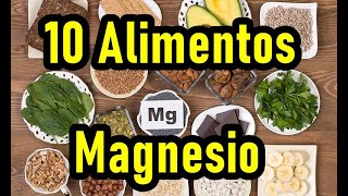 10 Alimentos ricos en Magnesio que debes incluir en tu dieta [upl. by Stutzman]