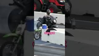 Harley Davidson VS Suzuki Hayabusa Drag Race dragrace harleydavidson faktadunia short [upl. by Ezitram914]