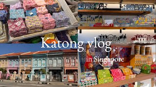 【シンガポールお土産紹介Part3🌷】Katongカトンで雑貨探しvlog👜👗おしゃれカフェも☕️シンガポール旅行 [upl. by Pavia254]