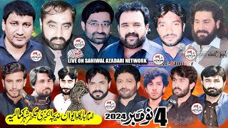 live majlis aza 4 November 2024 Darbar Baba Nader Ali Shah Jakher City Kamalia [upl. by Gnad965]