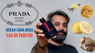 Prada Ocean Luna Rosa Eau De Parfum Fragrance Review [upl. by Blight]