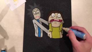 Rick and Morty Griptape Art [upl. by Birchard781]