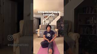 Marichyasana B yoga forward bend yogatutorial yogaforwardbend yogapractice [upl. by Atinahc]