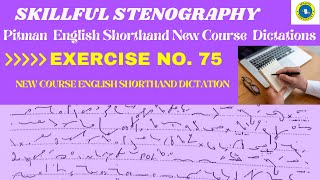 Pitman New Course English Shorthand Speed Dictation [upl. by Marba12]