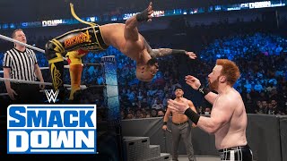 Ricochet amp Cesaro Vs Sheamus amp Ridge Holland  WWE Day 1 2022 Kickoff En Español [upl. by Solana201]