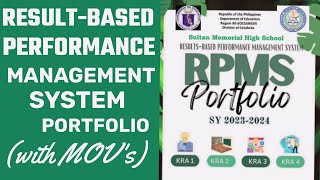 RPMS 20232024 Portfolio for Teacher IIII with MOVs [upl. by Thurnau]