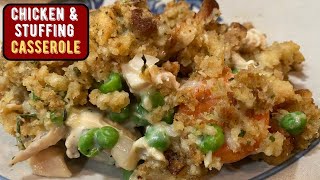 Chicken amp Stuffing Casserole Recipe  Quick Dinner Idea [upl. by Alden]