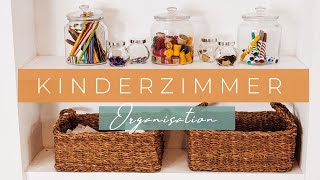 Ordnung im Kinderzimmer 💛 Kinderzimmer Aufbewahrung💛 Kinderzimmer aufräumen organisieren 💛 [upl. by Aissela]