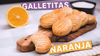 Galletitas de Naranja Facil y Rapido 🍊 [upl. by Bruner]