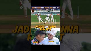 Ashwin and Jadeja Funny Run Out 😅 India Score 4217 🔥 Day 2 Test 1 shorts indvseng [upl. by Omura]