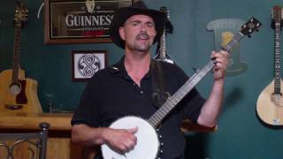 Gypsy Rover and Old Plank Road  Simple Melody on Frailing Banjo [upl. by Aicsile]