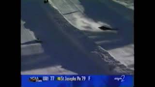 John Strader shovel crash at the 97 Winter X Games [upl. by Naghem]