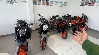 2024 KTM All Bikes Latest New Full Price List [upl. by Ymiaj274]