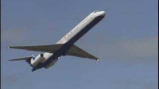 Dubrovnik MD80 taking off from Dublin Airport Ireland [upl. by Edelman547]