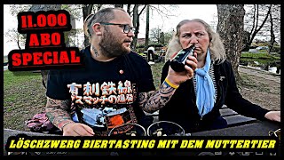 LÖSCHZWERG Bier Tasting mit dem MUTTERTIER  11000 ABO SPECIAL [upl. by Benedikt499]