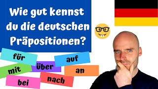 Verben  Präpositionen  A2 B1 B2  Learn German  Deutsch lernen [upl. by Ellahcim]