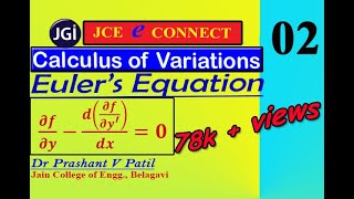 Derivation of Eulers Equation  Calculus of Variations  18mat31  Dr Prashant Patil [upl. by Einnaf]