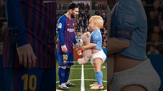 Messi vs Haaland All Versions 👶🏻😂 [upl. by Moia]