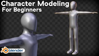 Character Modeling for Beginners Blender Tutorial [upl. by Ahter849]